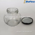 180ml high quality empty clear glass bottles for food/jam/pickle/honey packing wholesale